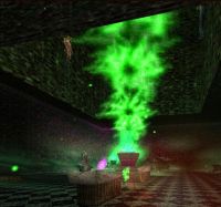 Boss Room (note the ornamental Sclavi above the green flame