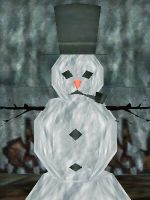 Cowardly Snowman