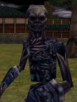 Frisander as an undead Gelidite at the Gates of Frore during the Sudden Season event