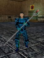 Krunk of Morningthaw wearing his Nexus Celdon Armor.