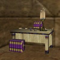 Asheron's Desk with the lore books