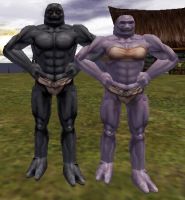 Male and Female Lugian in their undies